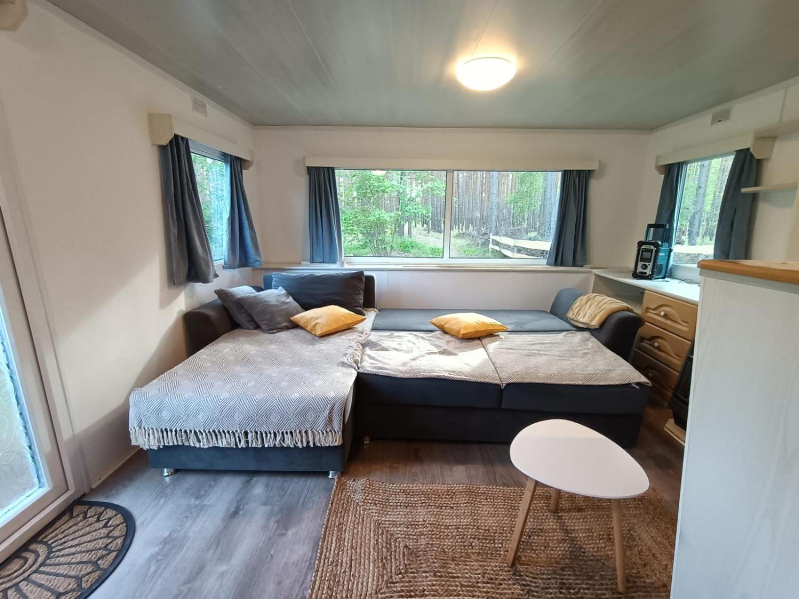 Hotel Tinyhaus Idyllisch Am Waldesrand Cottbus Exterior foto